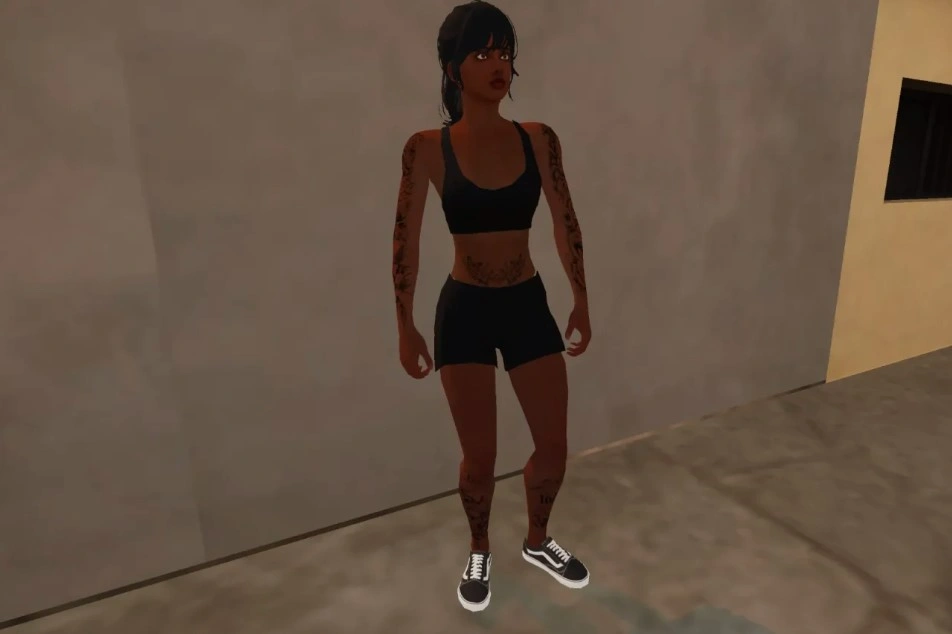 Tatuagem Morena skin feminina