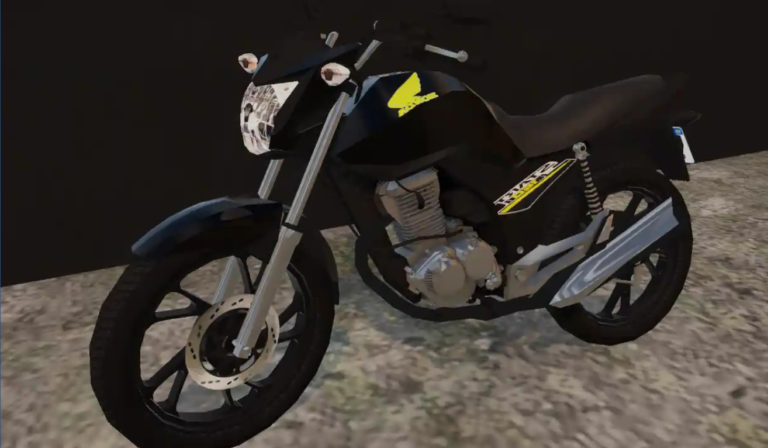 Honda CG 160 Yellow Lanes skin